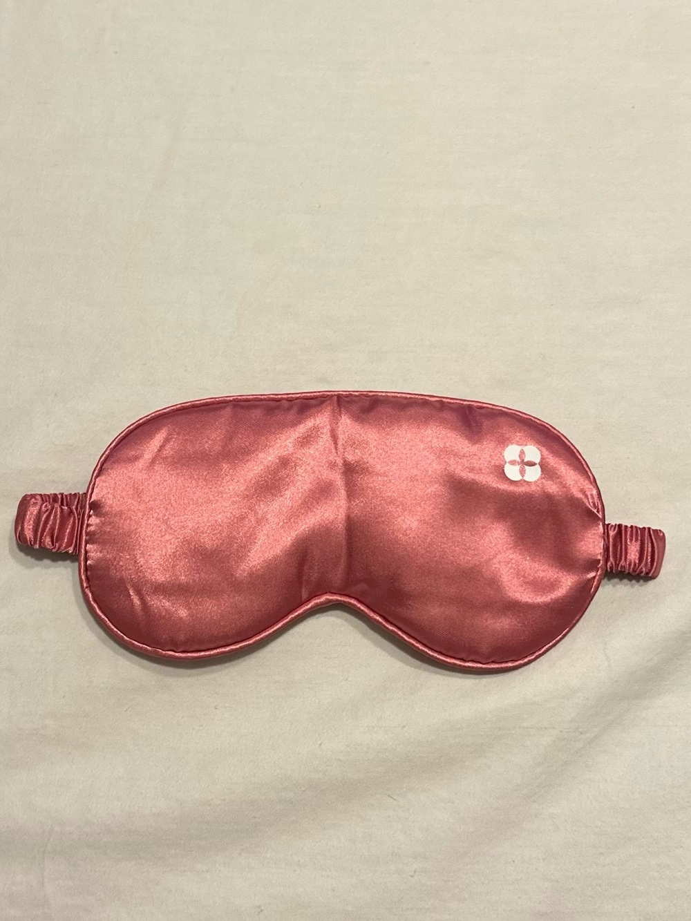 Sleep Eye Mask Blush Rose Pink Blackout Blindfold Soft Elastic Strap
